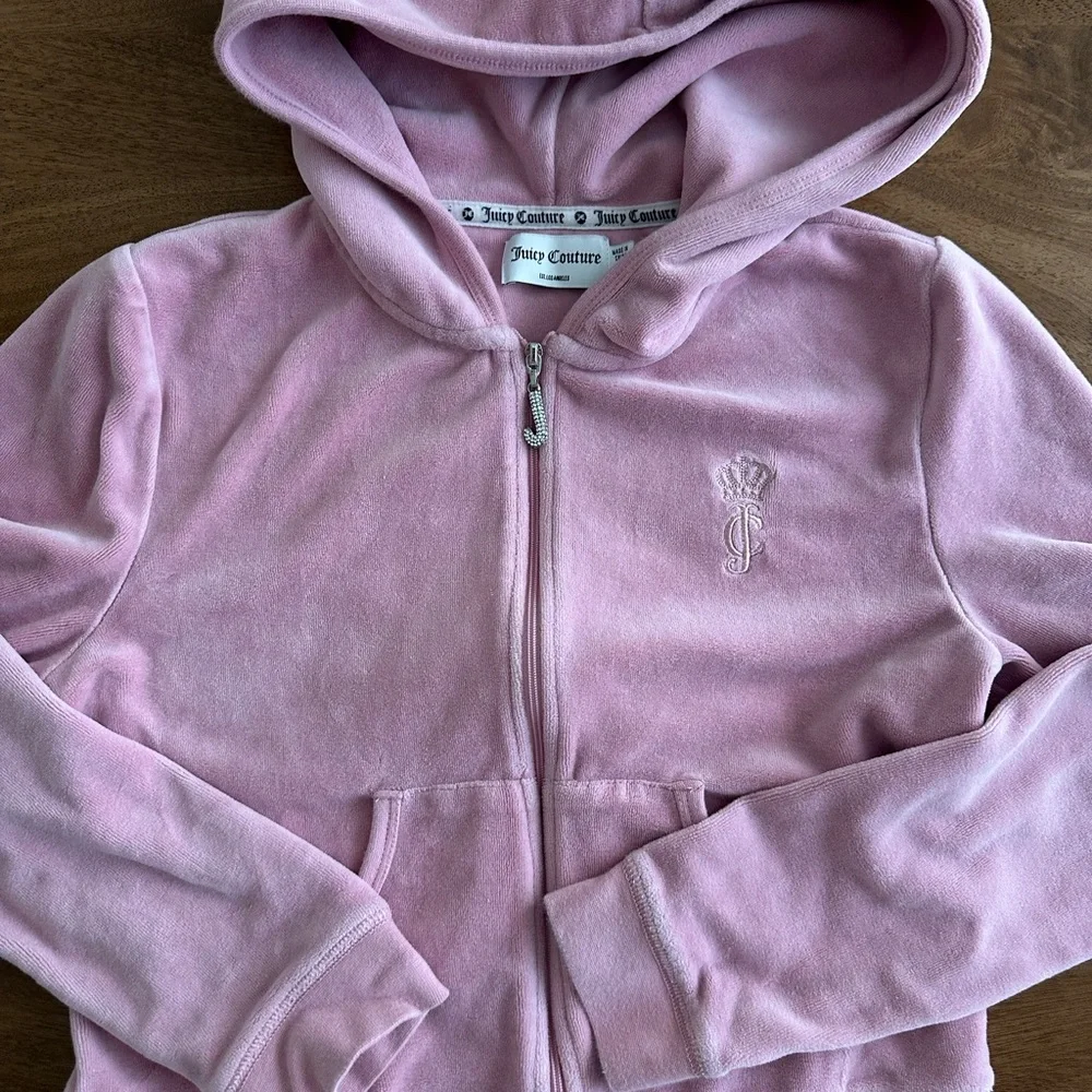 Juicy Couture Velour Zip Hoodie & Track Pants Set
